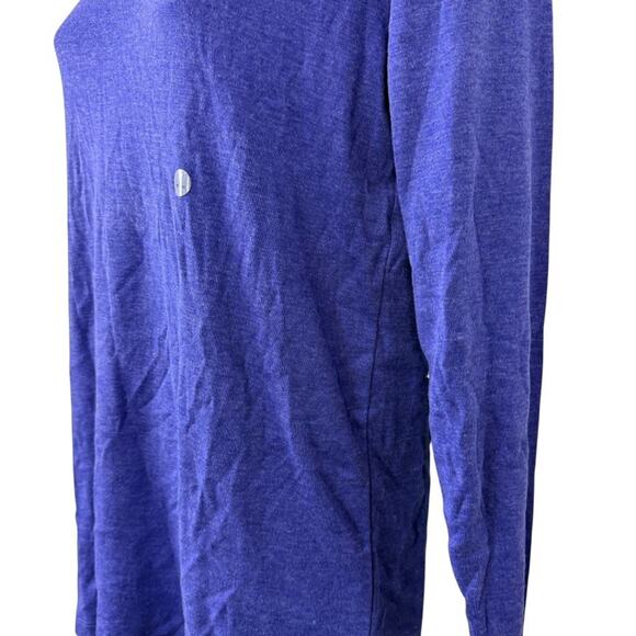Eddie Bauer Violet V-Neck Favorites Long Sleeve Tee T Shirt Cotton Blend NWT P L - Picture 9 of 16